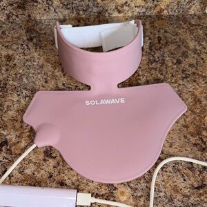 Solawave Pink red light theraoy Neck and Chest Device